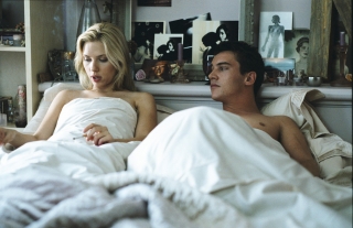 Scarlett Johansson, Jonathan Rhys Meyers in 'Match Point', 2005