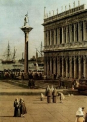 'Veduta della piazzetta di San Marco'