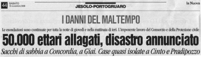 'I danni del maltempo'