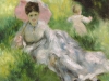 Pierre-Auguste Renoir, 'Donna con parasole', 1874-1876