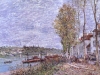 Alfred Sisley, 'Giornata nuvolosa a Saint-Mammès', 1880