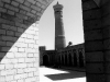 'Minareto a Khiva', b/n